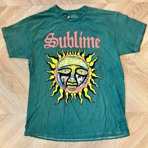 L - Sublime Graphic Tee in Green